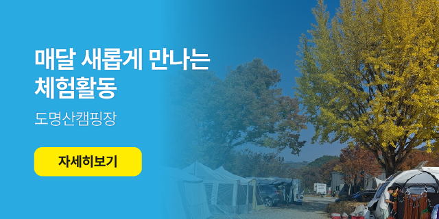 도명산캠핑장 사계절 체험·문화 축제
