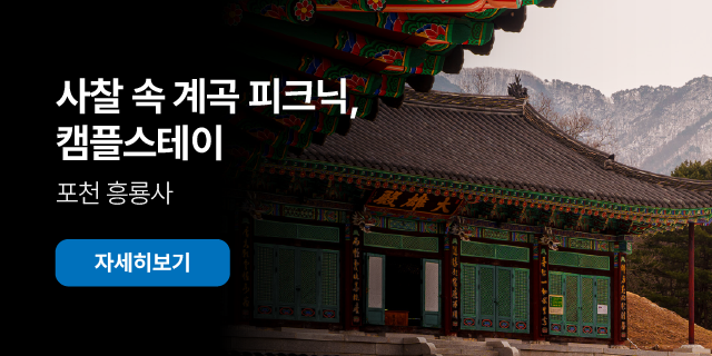 포천 흥룡사, 사찰 속 계곡 피크닉 캠플스테이